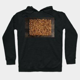 Walnuts on a wooden board Hoodie